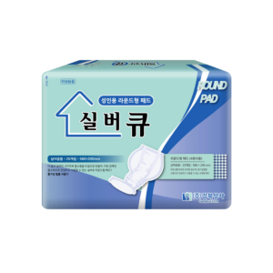 실버큐 라운드 통기형 패드