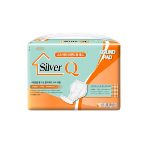 실버큐 오버나이트형 라운드 패드
